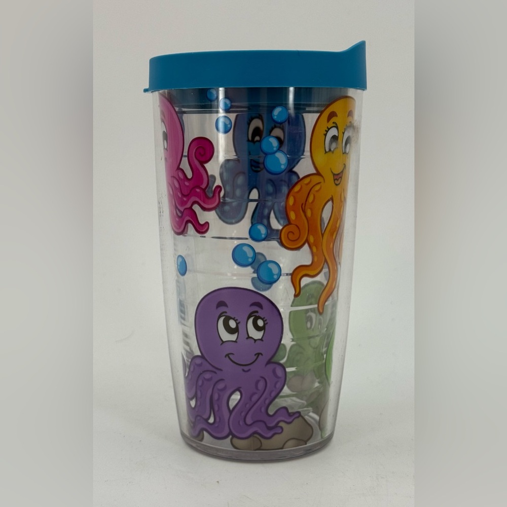 Tervis Octopus Double Walled Insulated Tumbler Travel Cup Hot/Cold Drinks 16 oz.